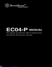 SilverStone EC04-P User Manual