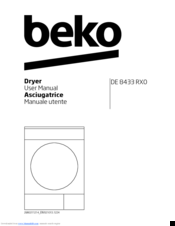 Beko DE 8433 RXO User Manual