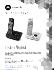 motorola cordless phone instruction manual