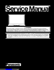 Panasonic Viera TC-P42GT25 Service Manual