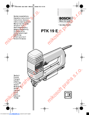 Elektrotacker BOSCH PTK 19 e electronic OVP