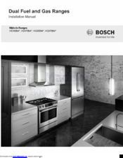 Bosch HGIP054 Series Installation Manual