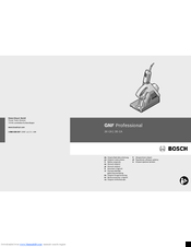 Bosch GNF Professional 20 CA Original Instructions Manual
