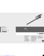 Bosch AHS 48 LI Original Instructions Manual