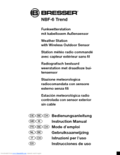 Bresser NBF-6 Trend Instruction Manual