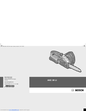 Bosch AKE 30 LI Original Instructions Manual