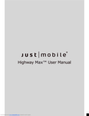 Just Mobile Highway Max User Manual