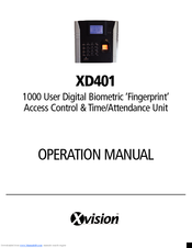 XVision XD401 Operation Manual