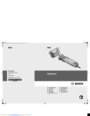 Bosch PRR 250 ES Original Instructions Manual