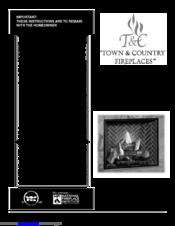 Town & Country Fireplaces TC42 Installation And Operating Instructions Manual
