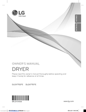 LG DLEX7700*E Owner's Manual