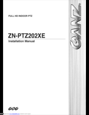 Ganz ZN-PTZ202XE Installation Manual