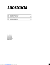 CONSTRUCTA CN462253 Instruction Manual
