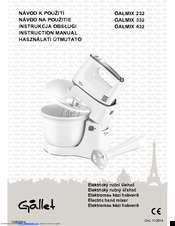 Gallet GALMIX 332 Instruction Manual