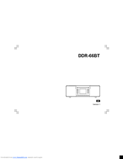 Sangean DDR-66BT Instruction Manual