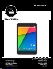 Gogen TA 8600 QUAD User Manual