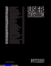 Zanussi ZHC 86540 User Manual