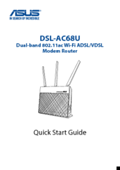 Asus DSL-AC68U Quick Start Manual