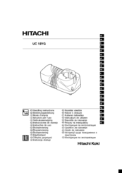 Hitachi UC 18YG Handling Instructions Manual