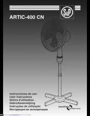 Soler & Palau ARTIC-400 CN User Instructions