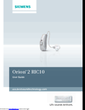 Siemens Orion 2 RIC10 User Manual