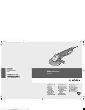 Bosch GWS 24-230 JVX Professional Original Instructions Manual