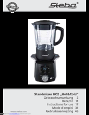 Steba HC2 Instructions For Use Manual