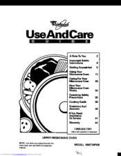 Whirlpool RM770PXB Use And Care Manual