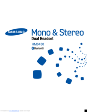 Samsung HM6450 Manual