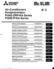 Mitsubishi Electric PUHZ-ZRP KA Series Installation Manual