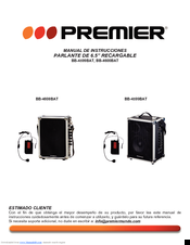 Premier bb-4599 Instruction Manual