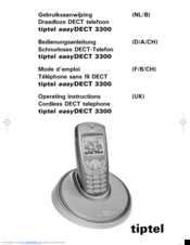 TIPTEL easyDECT 3300 Operating Instructions Manual