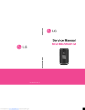 LG MG810c Service Manual