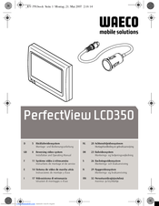 Waeco PerfectView LCD350 Installation And Operating Manual