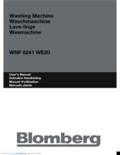 Blomberg WNF 6241 WE20 User Manual