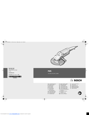 Bosch GWS Professional 1400 Original Instructions Manual