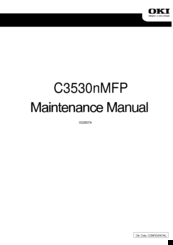 Oki C3530n MFP Maintenance Manual