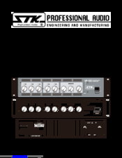STK Professional Audio VP-150 Owner's Manual