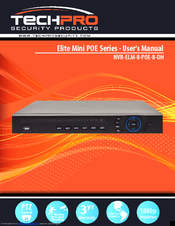Techpro NVR-ELM-8-POE-8-DH User Manual