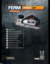 Ferm PPM1010 Original Instructions Manual