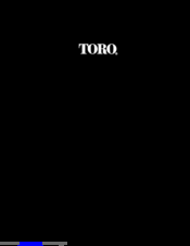 Toro 9900001 Operator's Manual