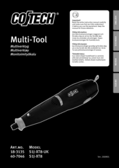 CO/Tech S1J-XT8 Manual