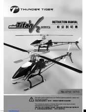 THUNDER TIGER miti titan v2 Instruction Manual