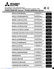 Mitsubishi Electric PUHZ-SHW HA Series Installation Manual