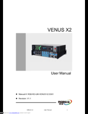 RGBlink venus x2 User Manual