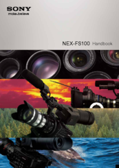 Sony NEX-FS100 Handbook