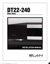 Elan DT22-240 Installation Manual