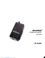 JK Audio RemoteAmp Blue User Manual