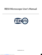Fein Optic RB50 User Manual