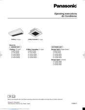 Panasonic S-100PU1R5A Operating Instructions Manual